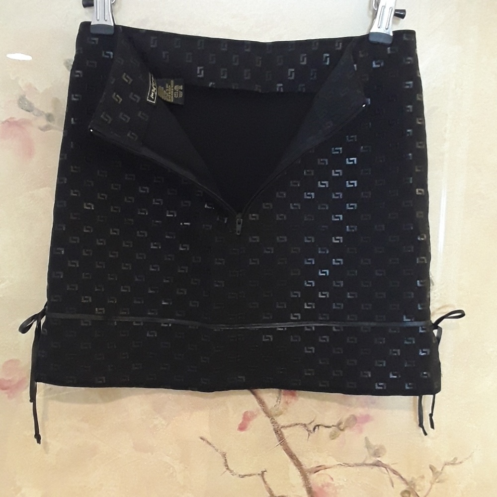 Jus Orange Paris Leather Stretch Skirt - Picture 3 of 3